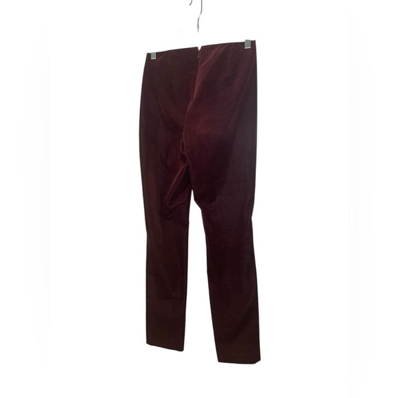 Theory Maroon Velvet Pants Size 2 – Excellent Condition - Picture 3 of 5